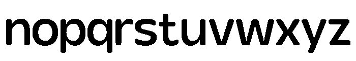Glorium Grotesque Wide Medium Font LOWERCASE