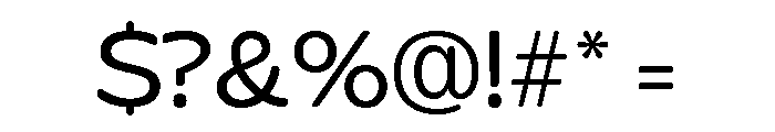 Glorium Grotesque Wide Regular Font OTHER CHARS