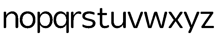 Glorium Grotesque Wide Regular Font LOWERCASE