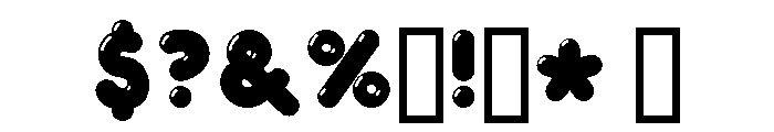 Glowworm Regular Font OTHER CHARS