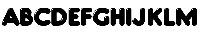 Glowworm Regular Font UPPERCASE