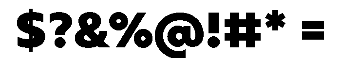 Gluy Black Font OTHER CHARS