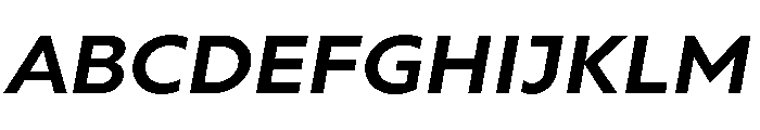Gluy Bold Italic Font UPPERCASE
