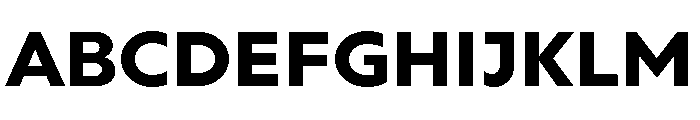 Gluy Extra Bold Font UPPERCASE