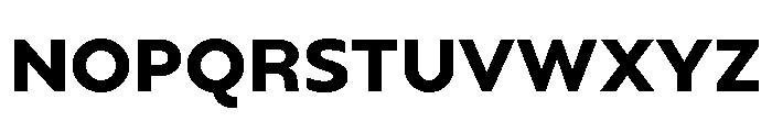 Gluy Extra Bold Font UPPERCASE