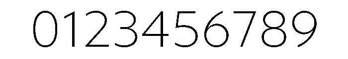 Gluy Extra Light Font OTHER CHARS