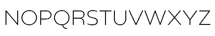 Gluy Extra Light Font UPPERCASE
