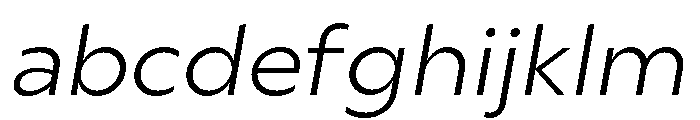 Gluy Light Italic FONT
