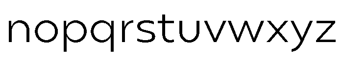 Gluy Light Font LOWERCASE