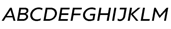 Gluy Regular Italic Font UPPERCASE