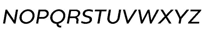 Gluy Regular Italic Font UPPERCASE