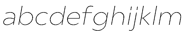 Gluy Thin Italic FONT