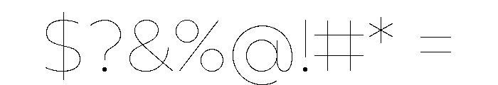 Gluy Font OTHER CHARS
