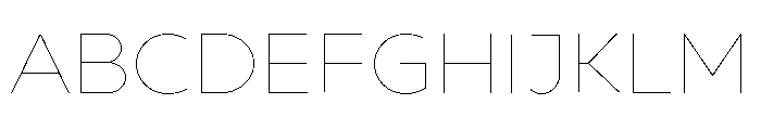 Gluy Font UPPERCASE