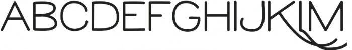 GM Freestone Sans Light ttf (300) Font UPPERCASE