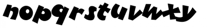 GMPepRally Oblique Font LOWERCASE