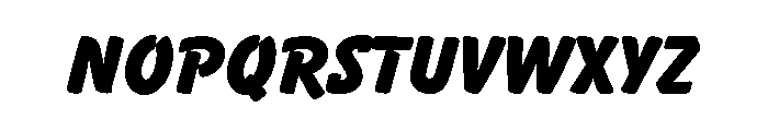 Gnar Extra Bold Font LOWERCASE