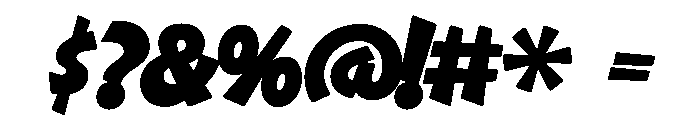 Gnar ExtraBold Font OTHER CHARS