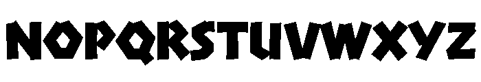 Gnar Heavy Font UPPERCASE