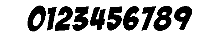 Gnar Italic Font OTHER CHARS
