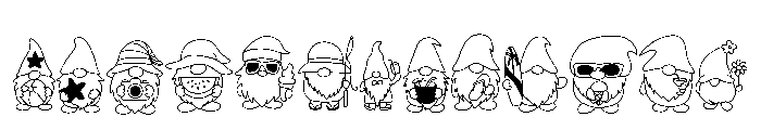 Gnome Doodle FONT