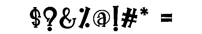 Gnome Heart Color Line Font OTHER CHARS