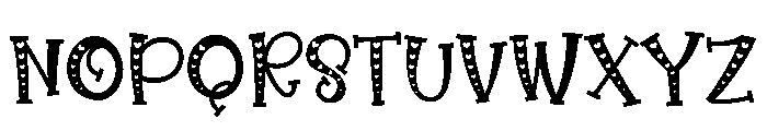 Gnome Heart Heart Line Font UPPERCASE