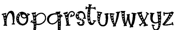 Gnome Heart Heart Line Font LOWERCASE