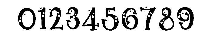 Gnome Heart Font OTHER CHARS