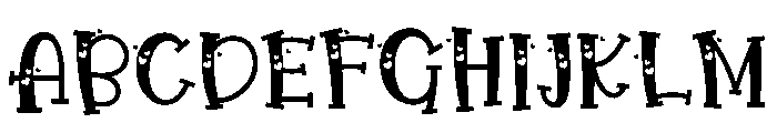 Gnome Heart Font UPPERCASE