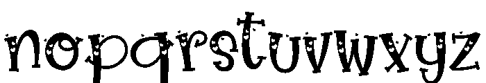 Gnome Heart Font LOWERCASE