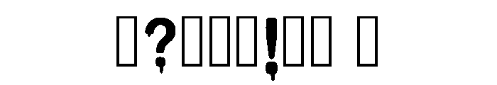Gnome Regular Font OTHER CHARS