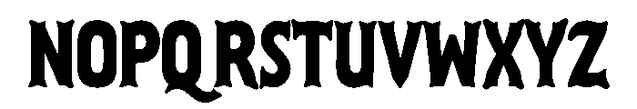 Gnomerry Font UPPERCASE