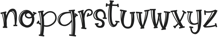 GNOME IRISH Regular otf (400) Font LOWERCASE