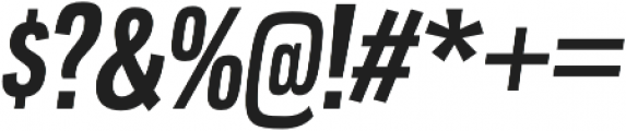 Gnuolane Bold Italic otf (700) Font OTHER CHARS