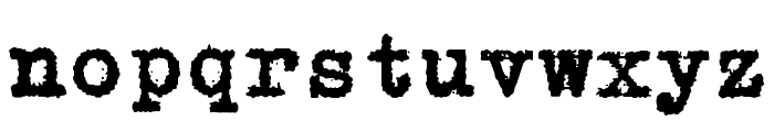 GNUTypewriter Font LOWERCASE