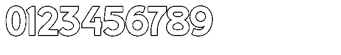 Gnosium Outline Regular Font OTHER CHARS