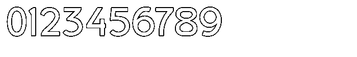 Gnosium Thin Outline Regular Font OTHER CHARS