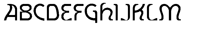 Gnosium Thin Regular Font UPPERCASE