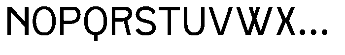 Gnosium Thin Regular Font LOWERCASE