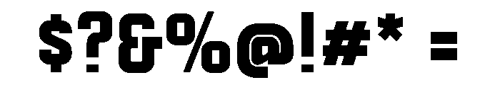 Goodland Variable Heavy Font OTHER CHARS