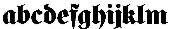 Gorgias Black FONT