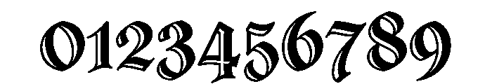 Gorgias Deco Black Font OTHER CHARS