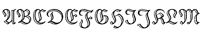 Gorgias Deco Regular Font UPPERCASE