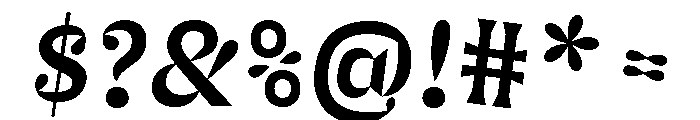 Gorgias Italic Font OTHER CHARS
