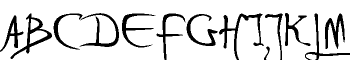 Goskar Variable Regular Font UPPERCASE