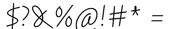 Goskar Variable Thin Font OTHER CHARS