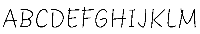 Goskar Variable Thin Font UPPERCASE