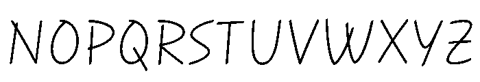 Goskar Variable Thin Font UPPERCASE