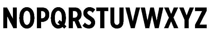 Gotham XNarrow Bold Font UPPERCASE